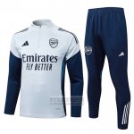 Chandal de Sudadera del Arsenal Nino 2025-2026 Gris