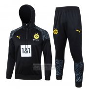 Chandal de Sudadera del Borussia Dortmund 2023-2024 Negro