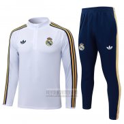 Chandal de Sudadera del Real Madrid Nino 2026-2027 Blanco