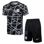 Chandal del Chelsea Manga Corta 2025-2026 Negro - Pantalon Corto