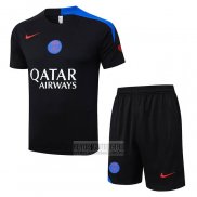 Chandal del Paris Saint-Germain Manga Corta 2025-2026 Negro - Pantalon Corto