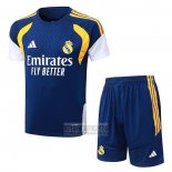 Chandal del Real Madrid Manga Corta 2026-2027 Azul - Pantalon Corto