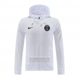 Chaqueta con Capucha del Paris Saint-Germain 2022-2023 Blanco