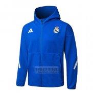 Chaqueta con Capucha del Real Madrid 2025-2026 Azul