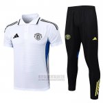 Conjunto Polo del Manchester United 2025-2026 Blanco