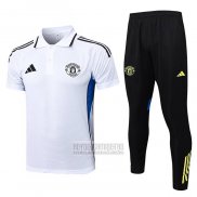 Conjunto Polo del Manchester United 2025-2026 Blanco