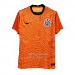 Tailandia Camiseta De Futbol Corinthians Portero 2020-2021 Naranja