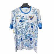 Tailandia Camiseta De Futbol Malaga Special 2025-2026 Blanco Azul