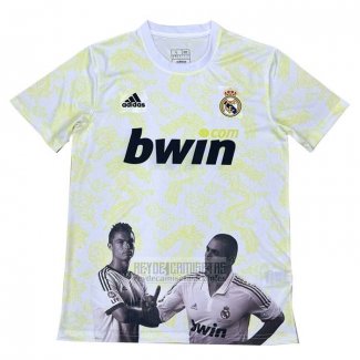 Tailandia Camiseta De Futbol Real Madrid Special 2025-2026 Blanco Amarillo