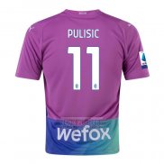 Camiseta De Futbol AC Milan Jugador Pulisic Tercera 2023-2024