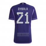 Camiseta De Futbol Argentina Jugador Dybala Segunda 2022