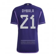 Camiseta De Futbol Argentina Jugador Dybala Segunda 2022