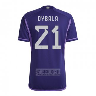 Camiseta De Futbol Argentina Jugador Dybala Segunda 2022