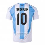 Camiseta De Futbol Argentina Jugador Maradona Primera 2024