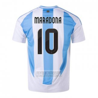 Camiseta De Futbol Argentina Jugador Maradona Primera 2024