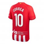 Camiseta De Futbol Atletico Madrid Jugador Correa Primera 2023-2024