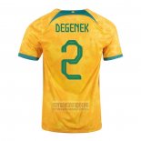 Camiseta De Futbol Australia Jugador Degenek Primera 2022