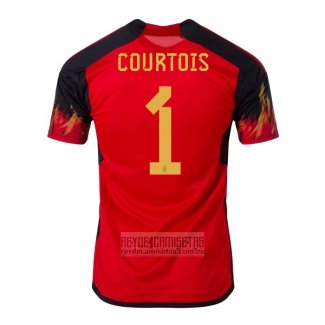 Camiseta De Futbol Belgica Jugador Courtois Primera 2022