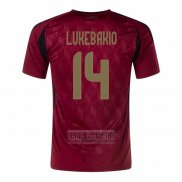 Camiseta De Futbol Belgica Jugador Lukebakio Primera 2024