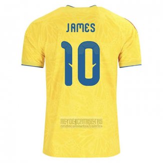 Camiseta De Futbol Colombia Jugador James Rodriguez Primera 2026