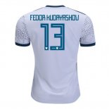 Camiseta De Futbol Rusia Jagudor Fedor Kudryashov Segunda 2018