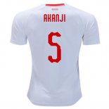 Camiseta De Futbol Suiza Jugador Akanji Segunda 2018