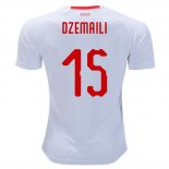 Camiseta De Futbol Suiza Jugador Dzemaili Segunda 2018