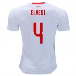 Camiseta De Futbol Suiza Jugador Elvedi Segunda 2018