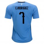Camiseta De Futbol Uruguay Jugador C.rodriguez Primera 2018