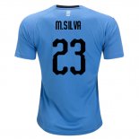 Camiseta De Futbol Uruguay Jugador M.silva Primera 2018