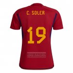 Camiseta De Futbol Espana Jugador C.Soler Primera 2022