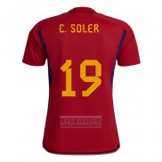 Camiseta De Futbol Espana Jugador C.Soler Primera 2022