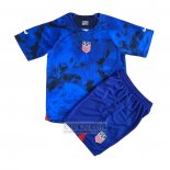 Camiseta De Futbol Estados Unidos Segunda Nino 2022