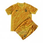 Camiseta De Futbol Francia Portero Nino 2024 Amarillo