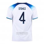Camiseta De Futbol Inglaterra Jugador Stones Primera 2022