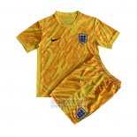 Camiseta De Futbol Inglaterra Portero Nino 2024 Amarillo