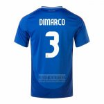 Camiseta De Futbol Italia Jugador Dimarco Primera 2024-2025