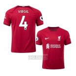 Camiseta De Futbol Liverpool Jugador Virgil Primera 2022-2023