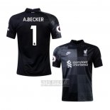 Camiseta De Futbol Liverpool Portero Jugador A.Becker 2021-2022 Negro