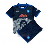 Camiseta De Futbol Napoli Maradona Special Nino 2021-2022