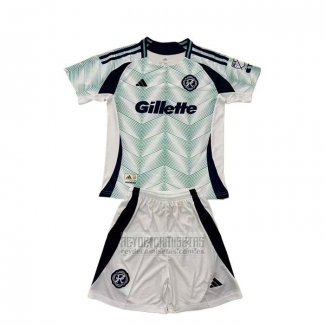 Camiseta De Futbol New England Revolution Segunda Nino 2025