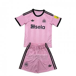 Camiseta De Futbol Newcastle United Portero Nino 2025-2026 Rosa
