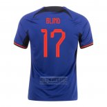 Camiseta De Futbol Paises Bajos Jugador Blind Segunda 2022