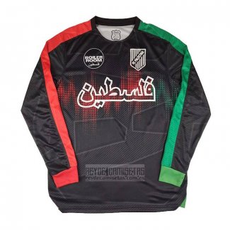 Camiseta De Futbol Palestina Special Manga Larga 2025-2026 Negro