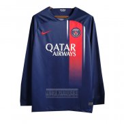 Camiseta De Futbol Paris Saint-Germain Primera Manga Larga 2023-2024