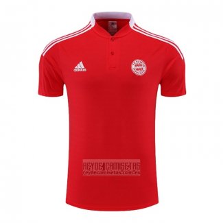 Camiseta De Futbol Polo del Bayern Munich 2022-2023 Rojo