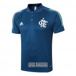 Camiseta de Futbol Polo del Flamengo 2020-2021 Azul