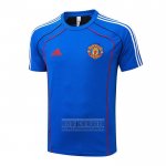 Camiseta De Futbol Polo del Manchester United 2025-2026 Azul