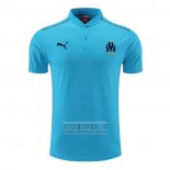 Camiseta De Futbol Polo del Olympique Marsella 2022-2023 Azul