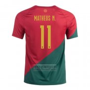 Camiseta De Futbol Portugal Jugador Matheus N. Primera 2022